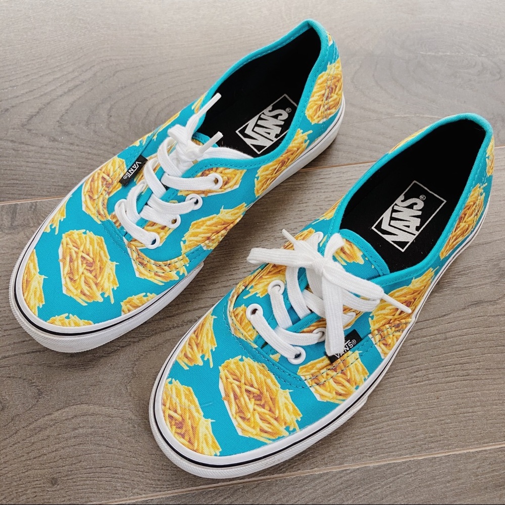 RARE VANS Authentic Shoes Late Night French Fry